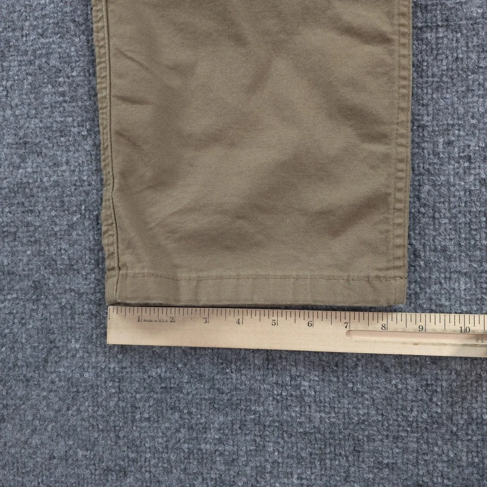 Ariat Pants Mens 34x36 Beige Rebar M4 Relaxed Straight Cargo Canvas Workwear
